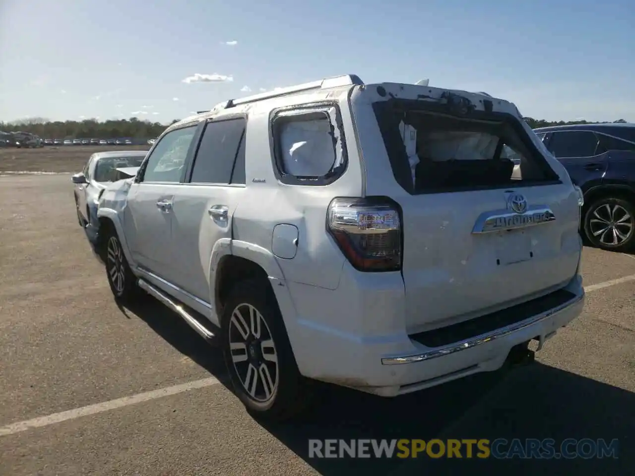 3 Photograph of a damaged car JTEBU5JR7L5814706 TOYOTA 4RUNNER 2020