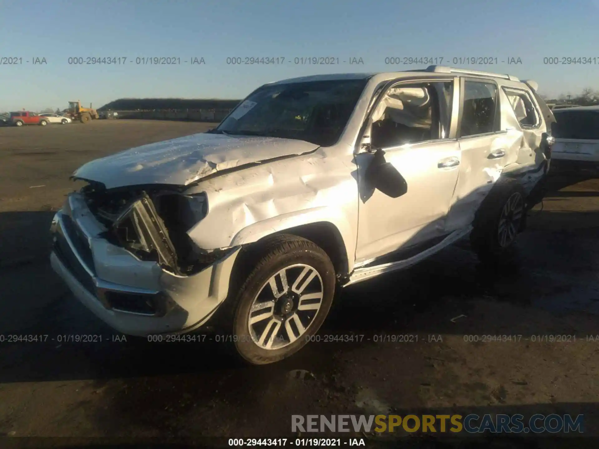 2 Photograph of a damaged car JTEBU5JR7L5835636 TOYOTA 4RUNNER 2020