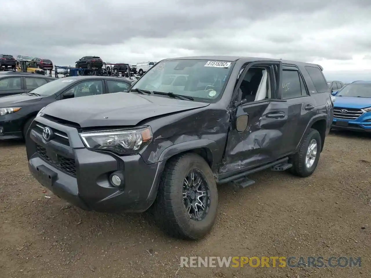 2 Photograph of a damaged car JTEBU5JR8L5754628 TOYOTA 4RUNNER 2020