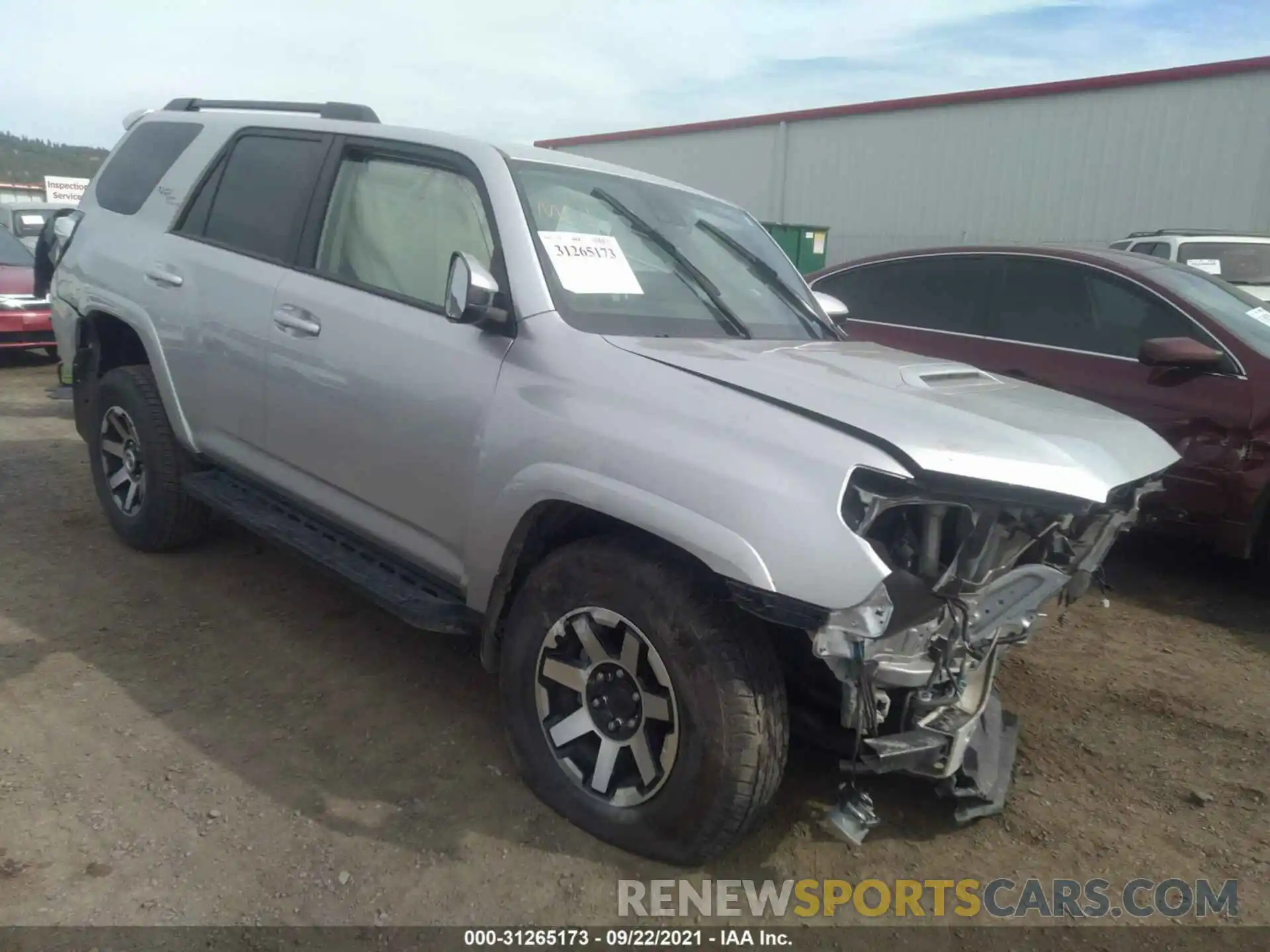 1 Photograph of a damaged car JTEBU5JR8L5764723 TOYOTA 4RUNNER 2020