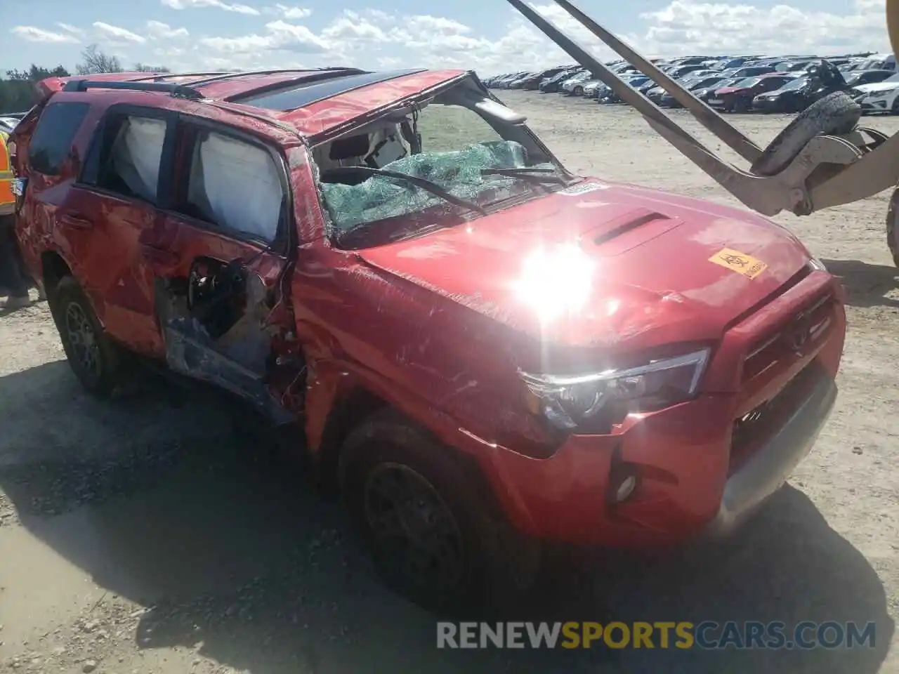 1 Photograph of a damaged car JTEBU5JR8L5778153 TOYOTA 4RUNNER 2020