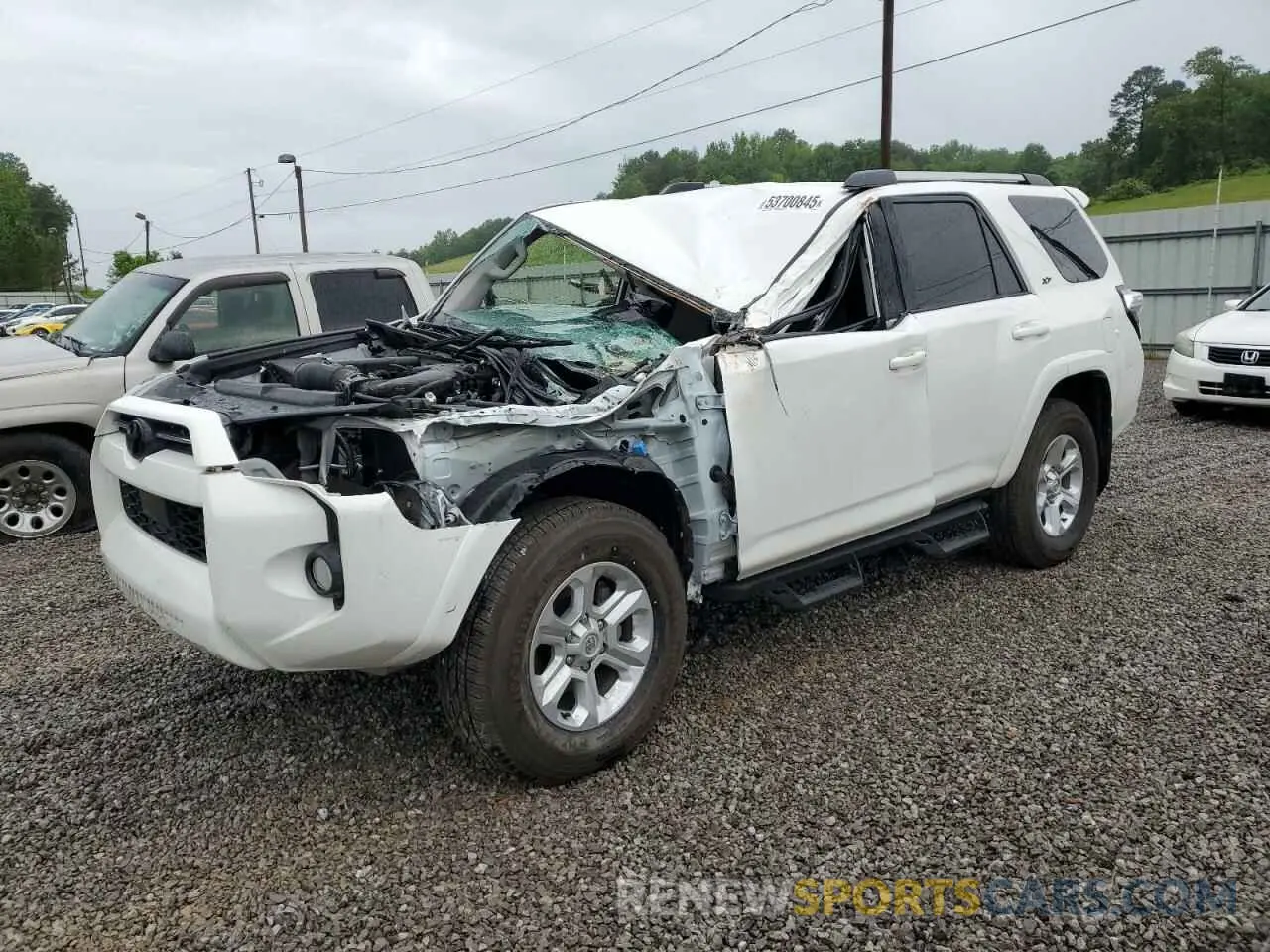 1 Photograph of a damaged car JTEBU5JR8L5782834 TOYOTA 4RUNNER 2020
