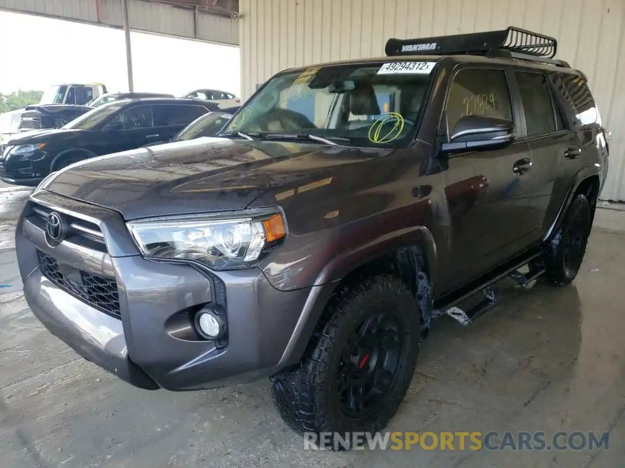 2 Photograph of a damaged car JTEBU5JR9L5778081 TOYOTA 4RUNNER 2020