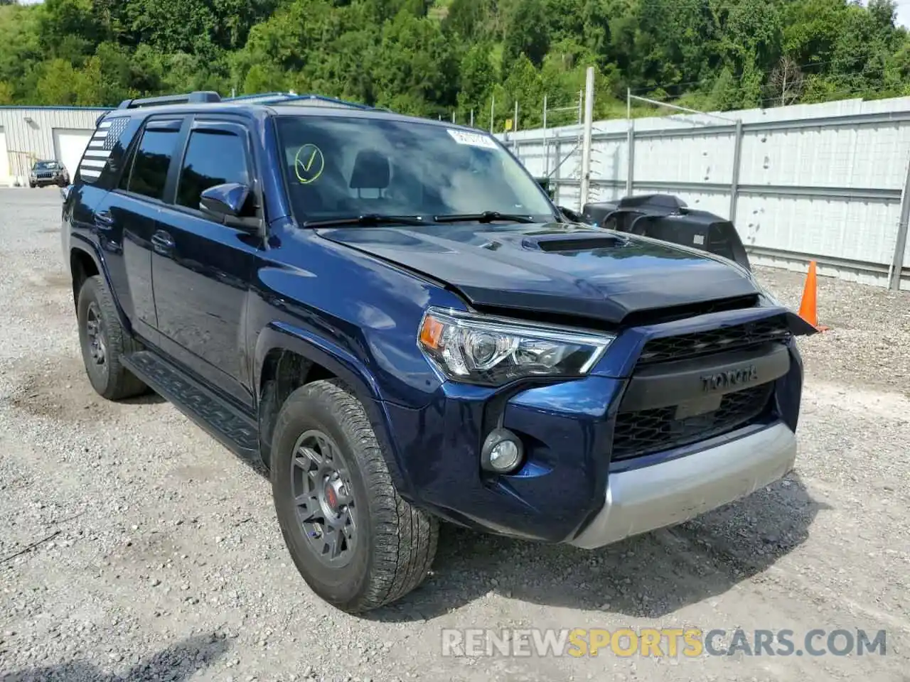 1 Photograph of a damaged car JTEBU5JR9L5796659 TOYOTA 4RUNNER 2020