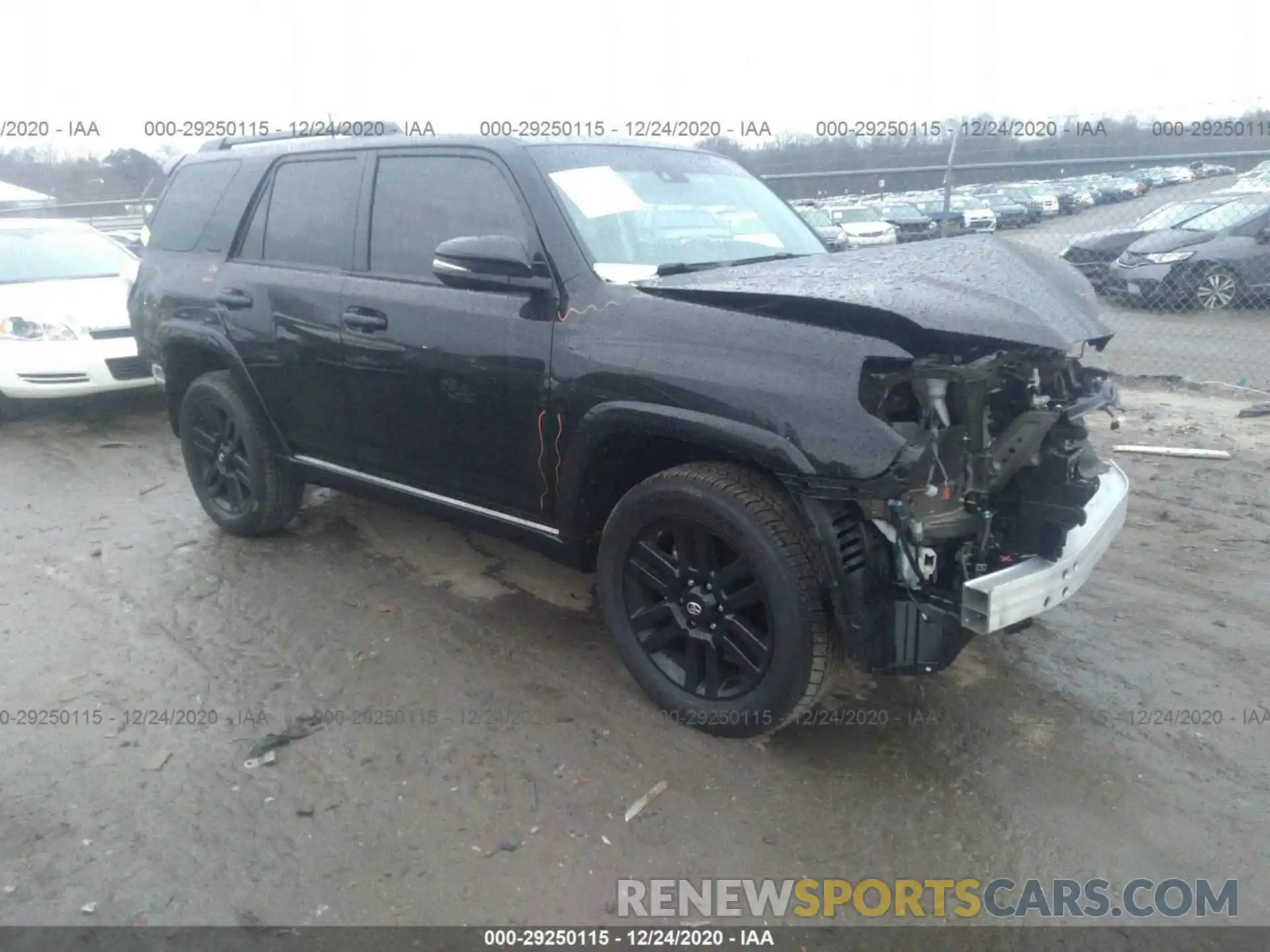 1 Photograph of a damaged car JTEBU5JR9L5815548 TOYOTA 4RUNNER 2020