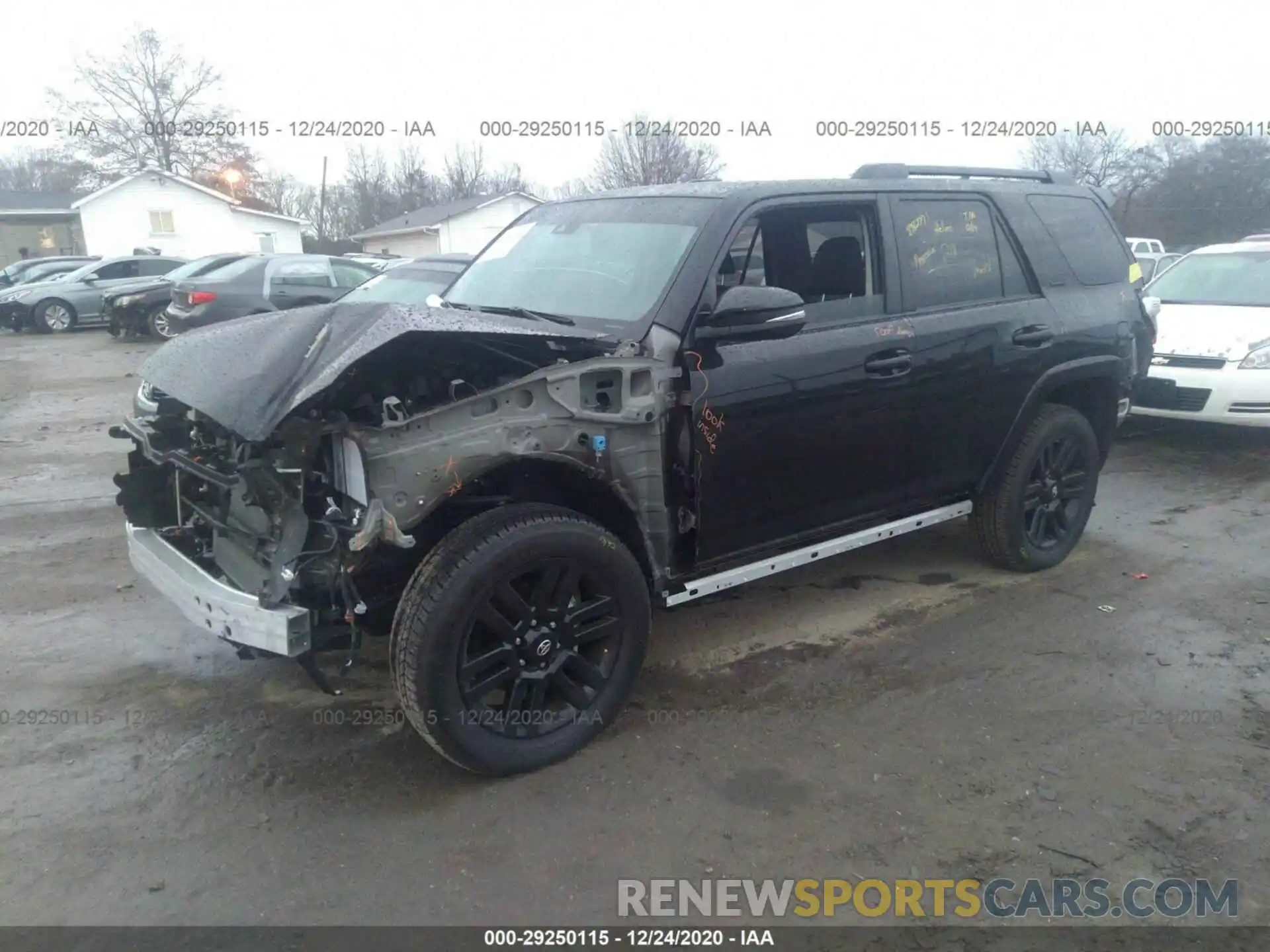 2 Photograph of a damaged car JTEBU5JR9L5815548 TOYOTA 4RUNNER 2020