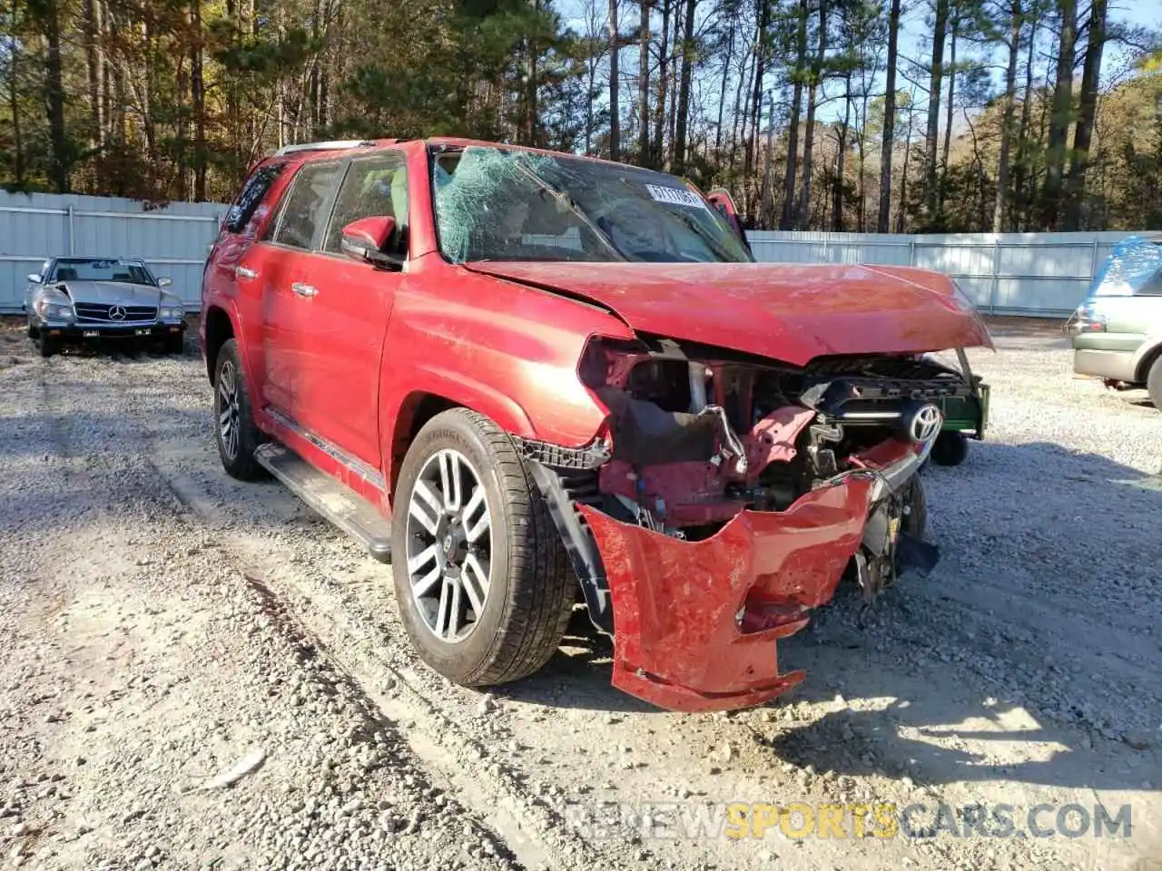 1 Photograph of a damaged car JTEBU5JR9L5818823 TOYOTA 4RUNNER 2020