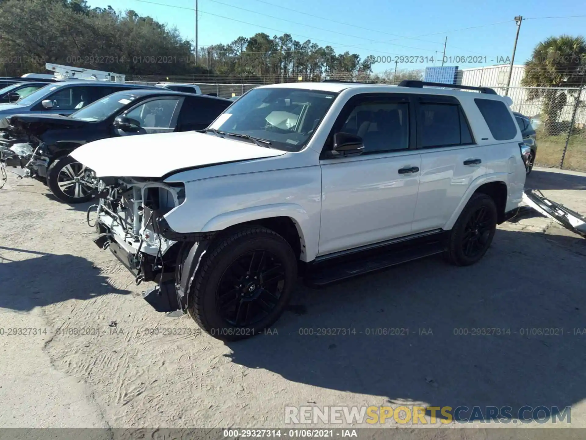 2 Photograph of a damaged car JTEBU5JR9L5819518 TOYOTA 4RUNNER 2020