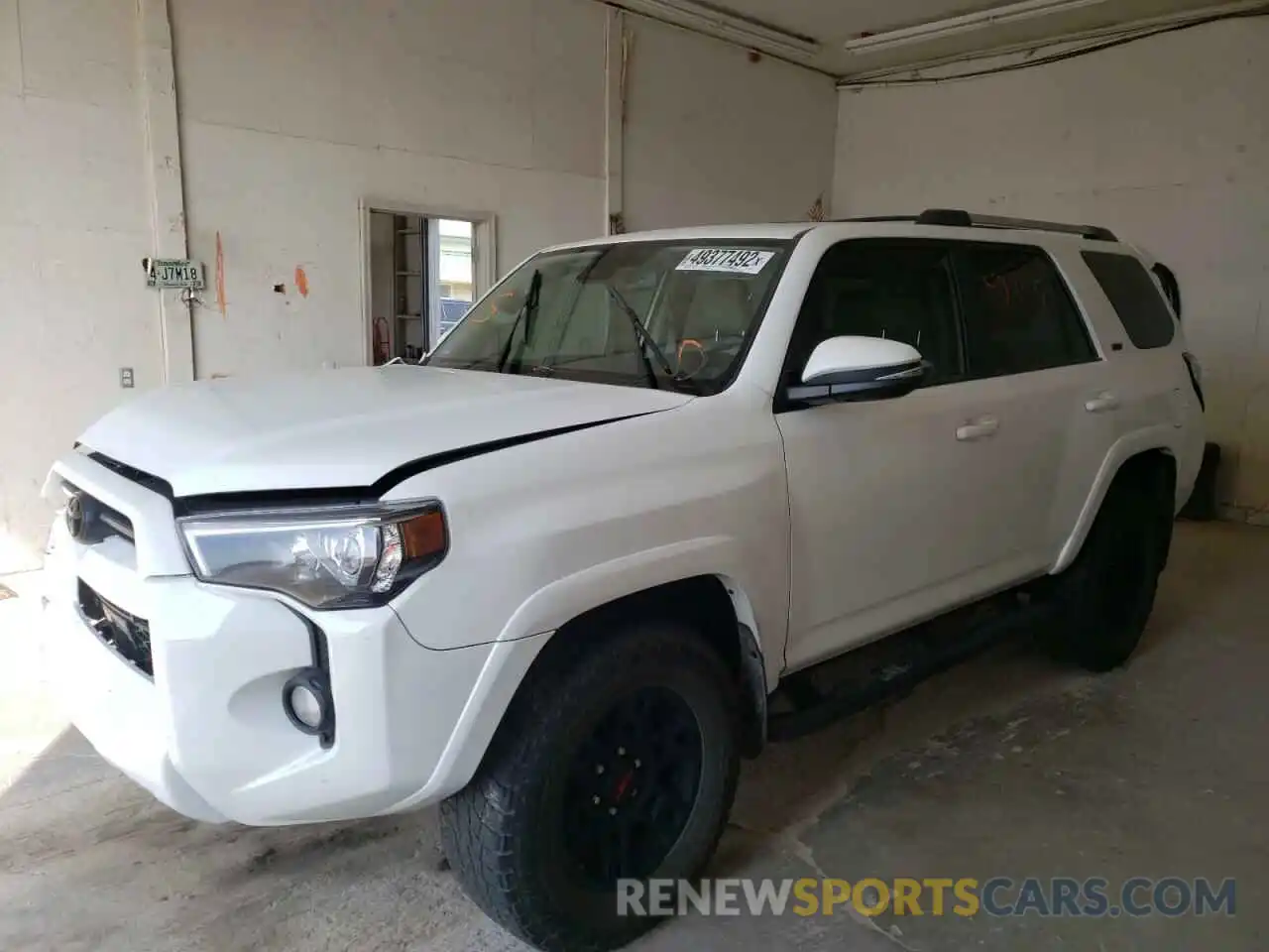 2 Photograph of a damaged car JTEBU5JR9L5821866 TOYOTA 4RUNNER 2020