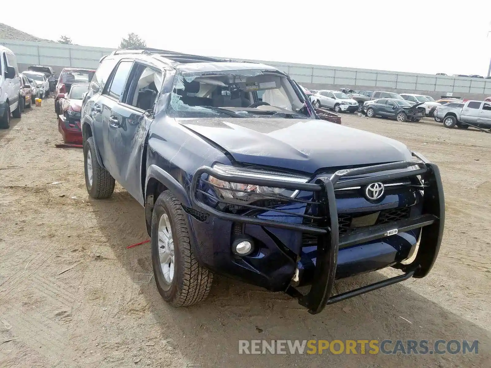 1 Photograph of a damaged car JTEBU5JRXL5755974 TOYOTA 4RUNNER 2020