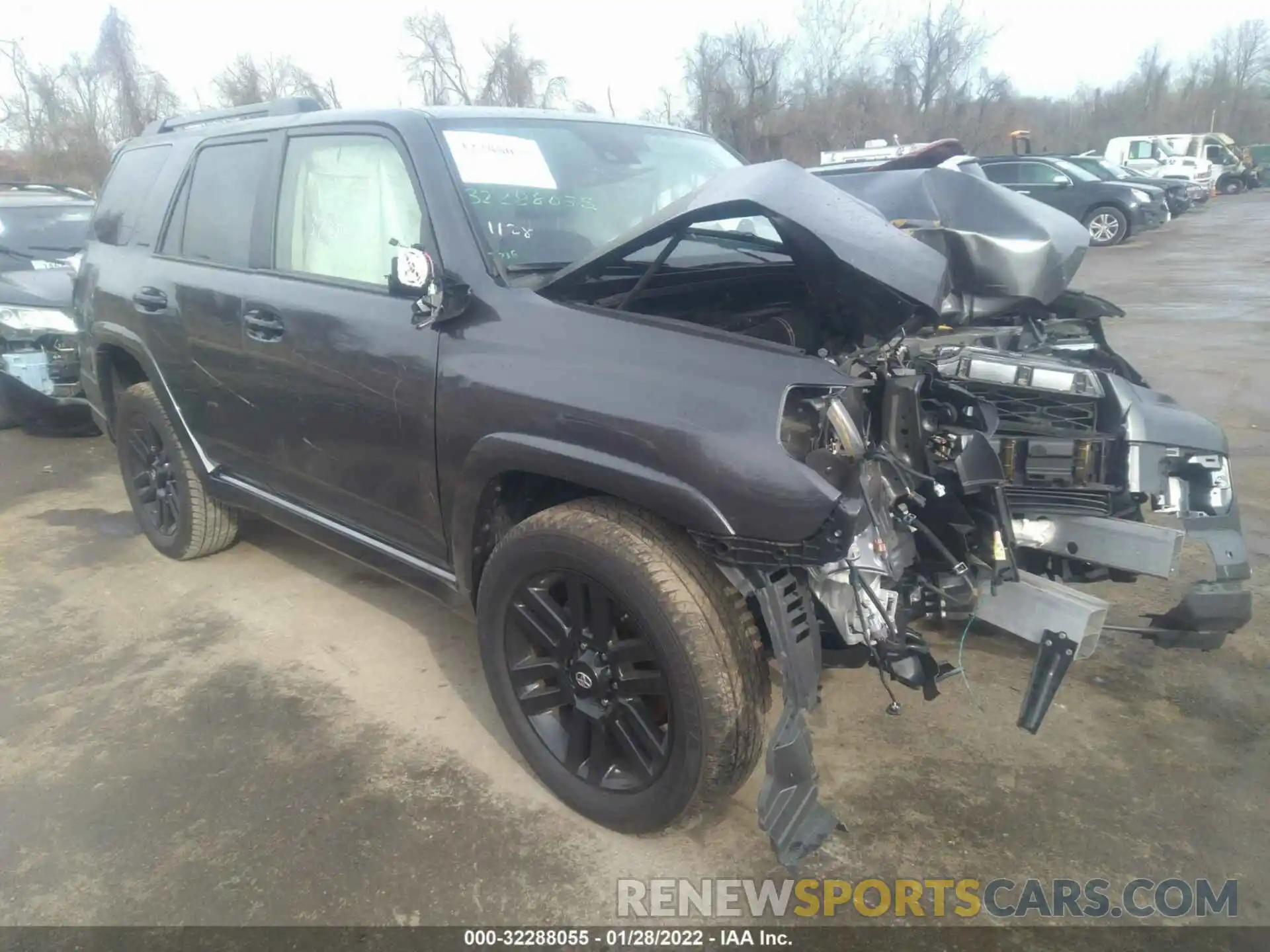 1 Photograph of a damaged car JTEBU5JRXL5764786 TOYOTA 4RUNNER 2020