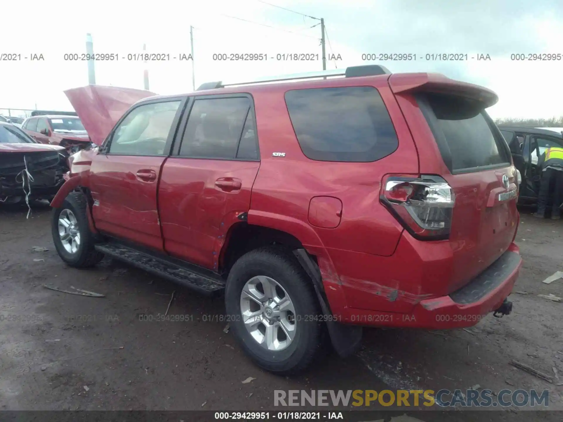 3 Photograph of a damaged car JTEBU5JRXL5787193 TOYOTA 4RUNNER 2020