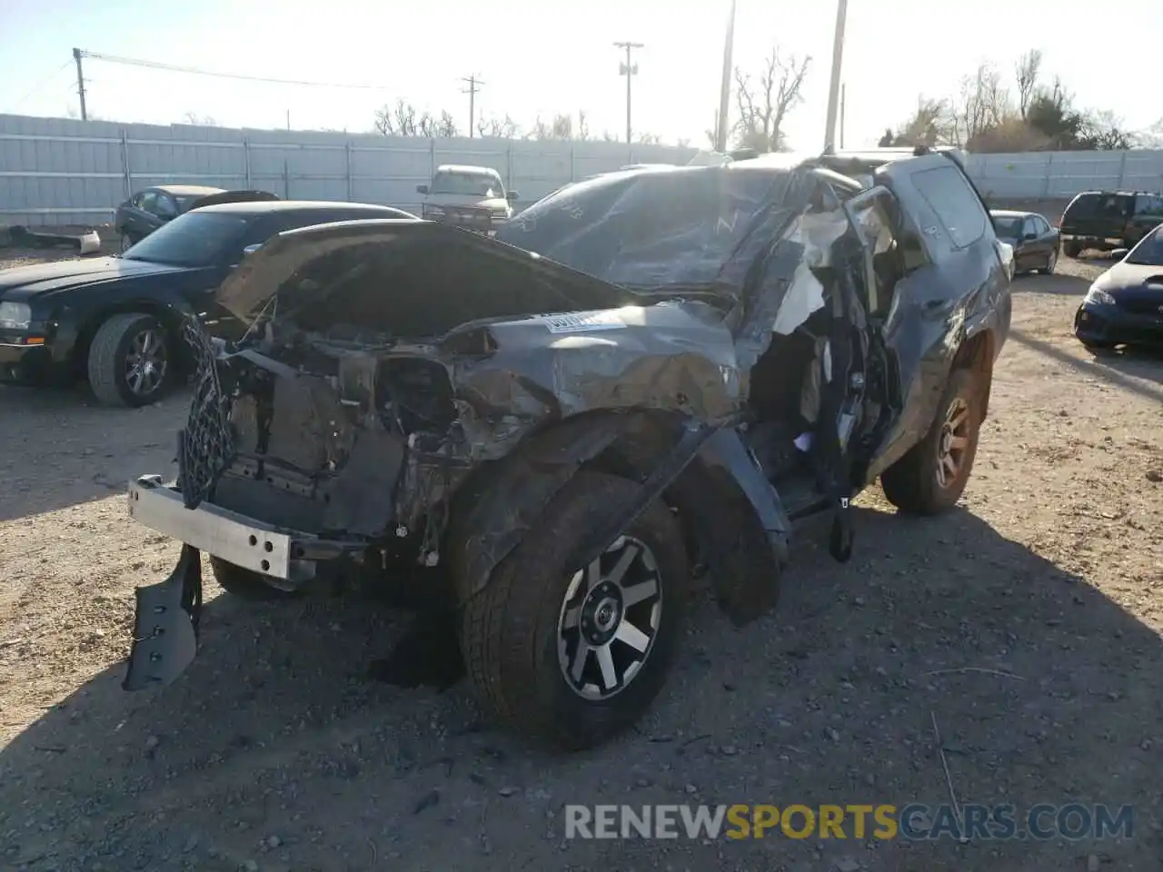 2 Photograph of a damaged car JTEBU5JRXL5809273 TOYOTA 4RUNNER 2020