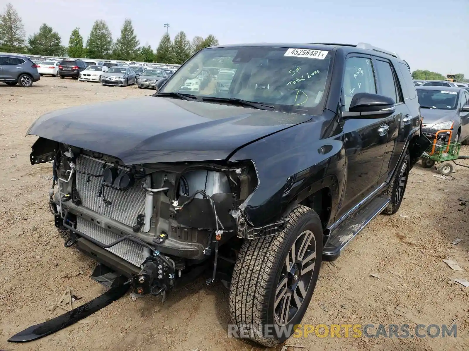 2 Photograph of a damaged car JTEBU5JRXL5836277 TOYOTA 4RUNNER 2020