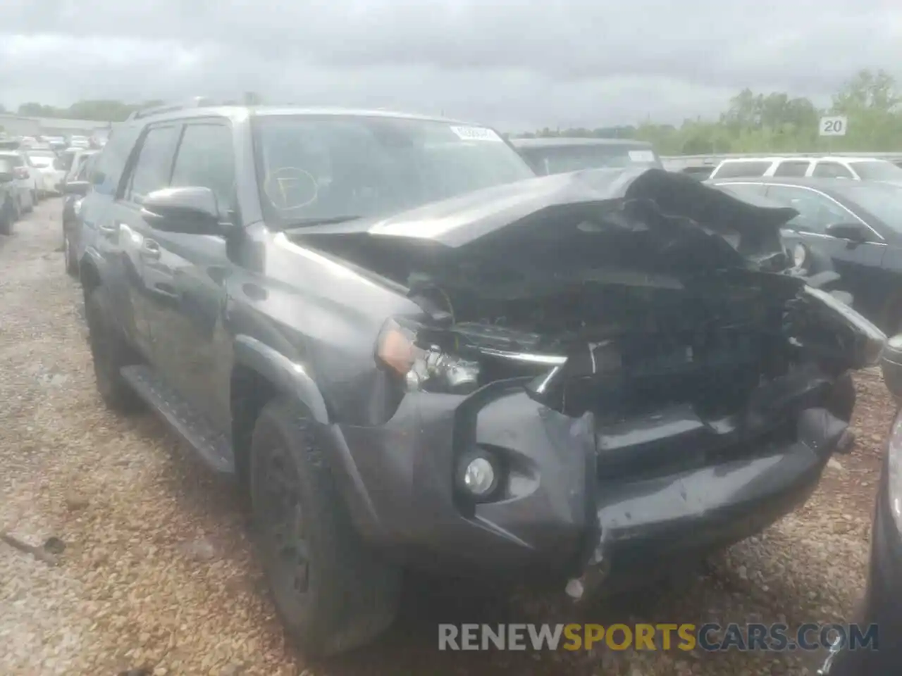 1 Photograph of a damaged car JTEZU5JR0L5220361 TOYOTA 4RUNNER 2020