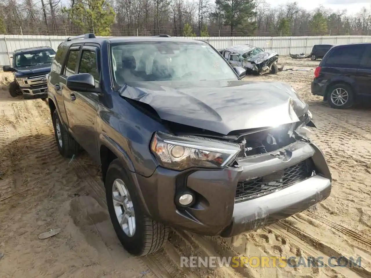 1 Photograph of a damaged car JTEZU5JR0L5227973 TOYOTA 4RUNNER 2020