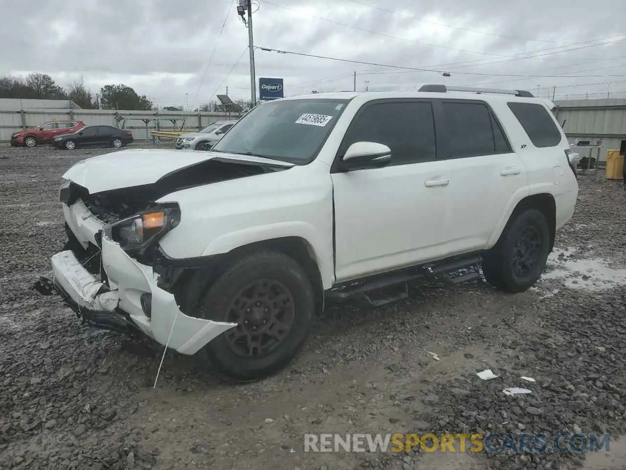 1 Photograph of a damaged car JTEZU5JR2L5217512 TOYOTA 4RUNNER 2020