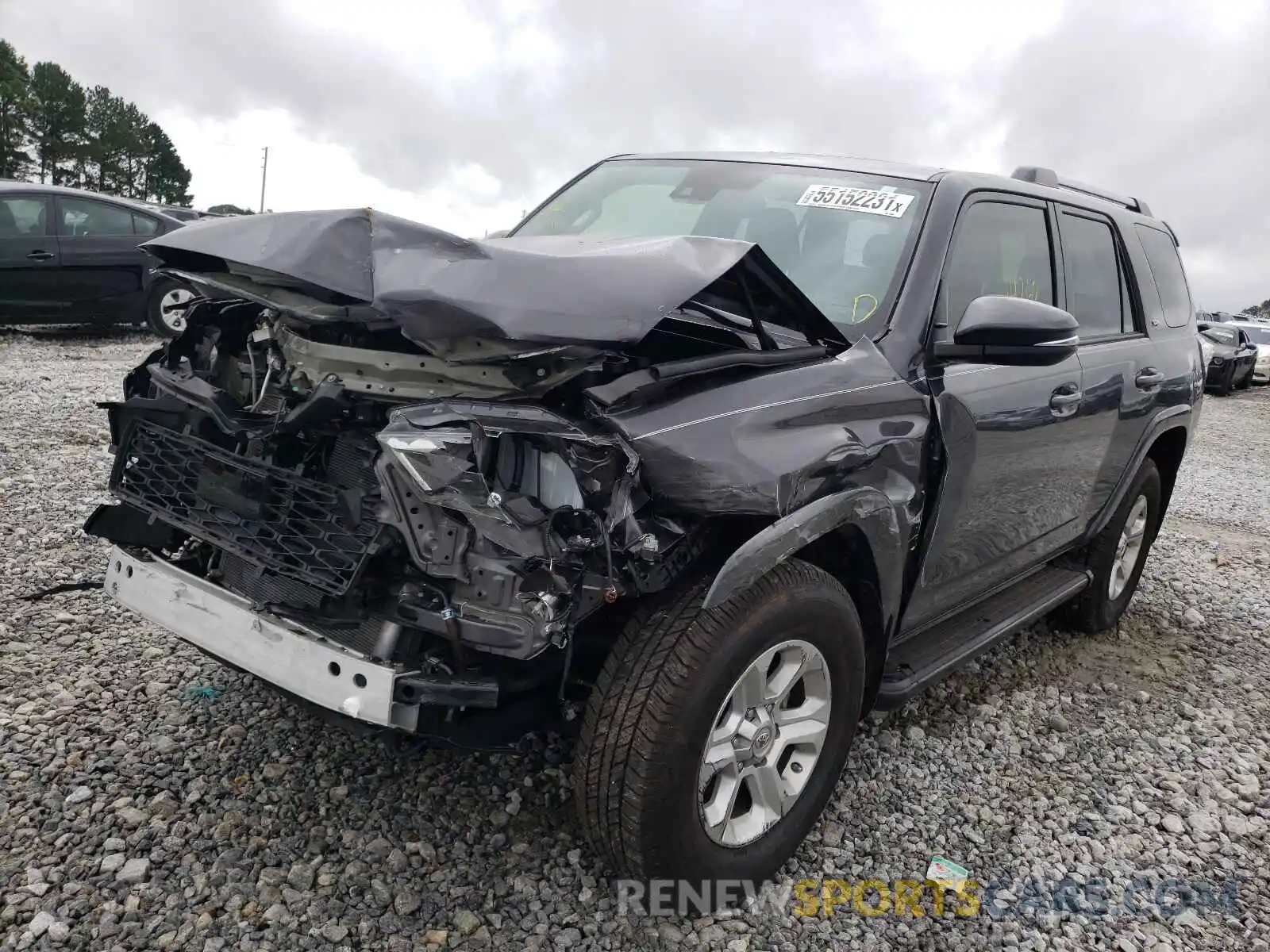 2 Photograph of a damaged car JTEZU5JR3L5218488 TOYOTA 4RUNNER 2020