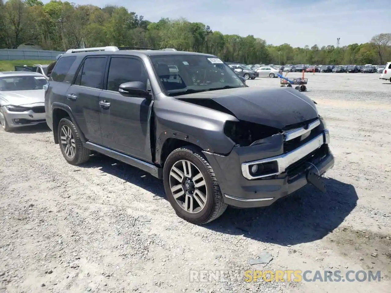 1 Photograph of a damaged car JTEZU5JR3L5222346 TOYOTA 4RUNNER 2020