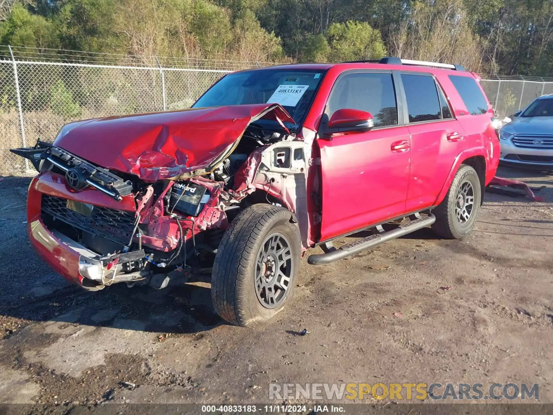 1 Photograph of a damaged car JTEZU5JR3L5223125 TOYOTA 4RUNNER 2020