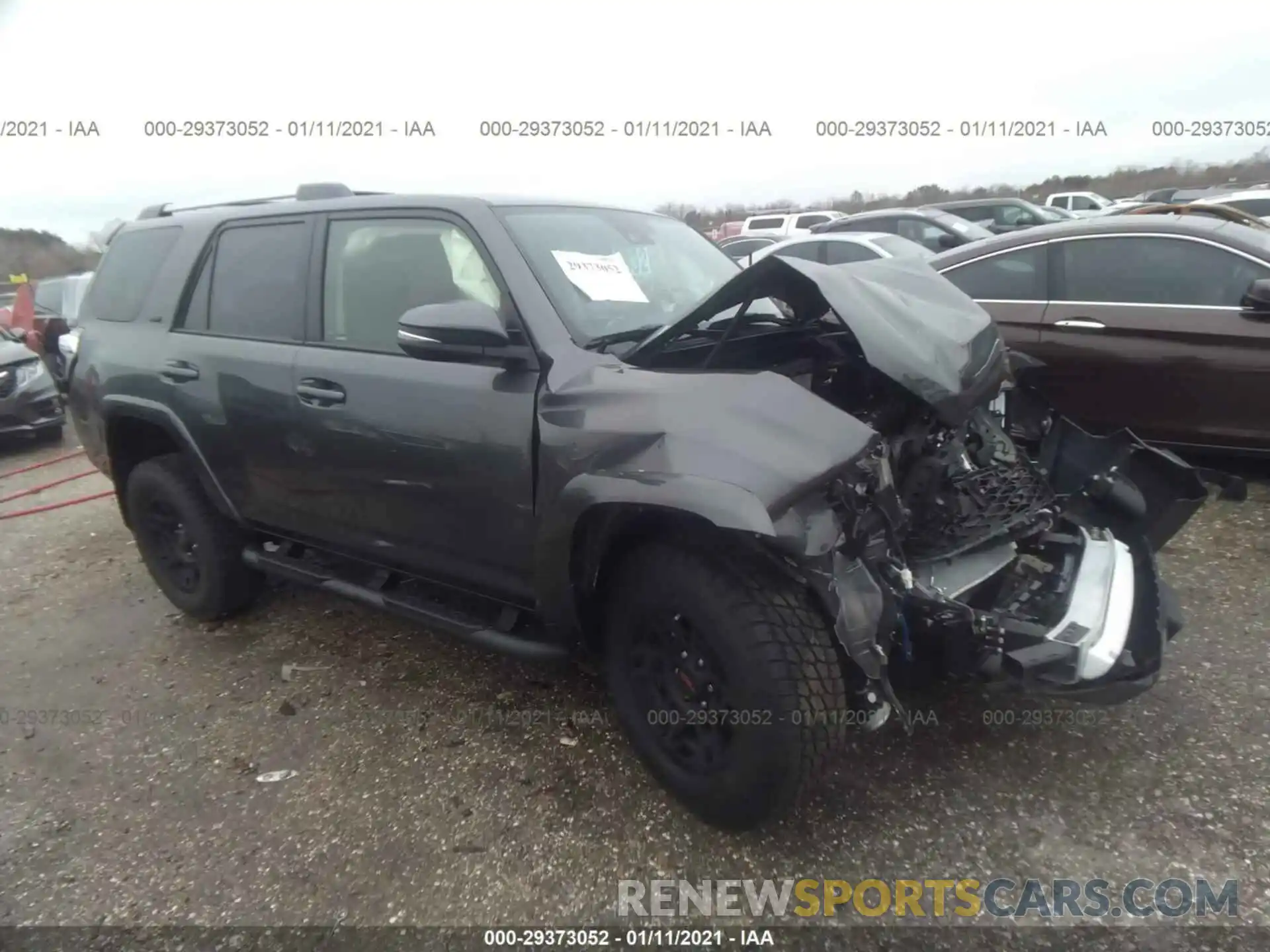 1 Photograph of a damaged car JTEZU5JR3L5225991 TOYOTA 4RUNNER 2020