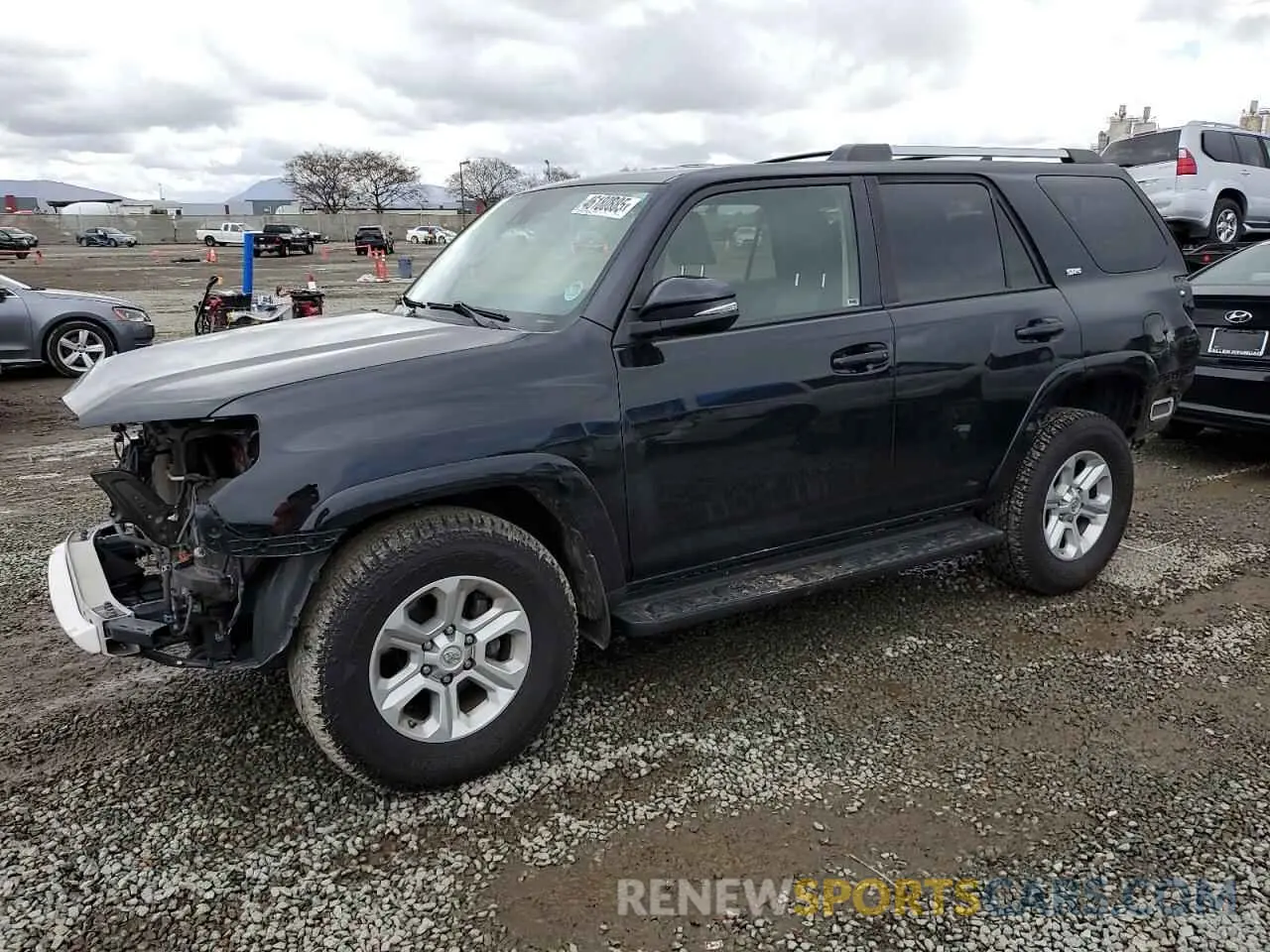 1 Photograph of a damaged car JTEZU5JR5L5214961 TOYOTA 4RUNNER 2020