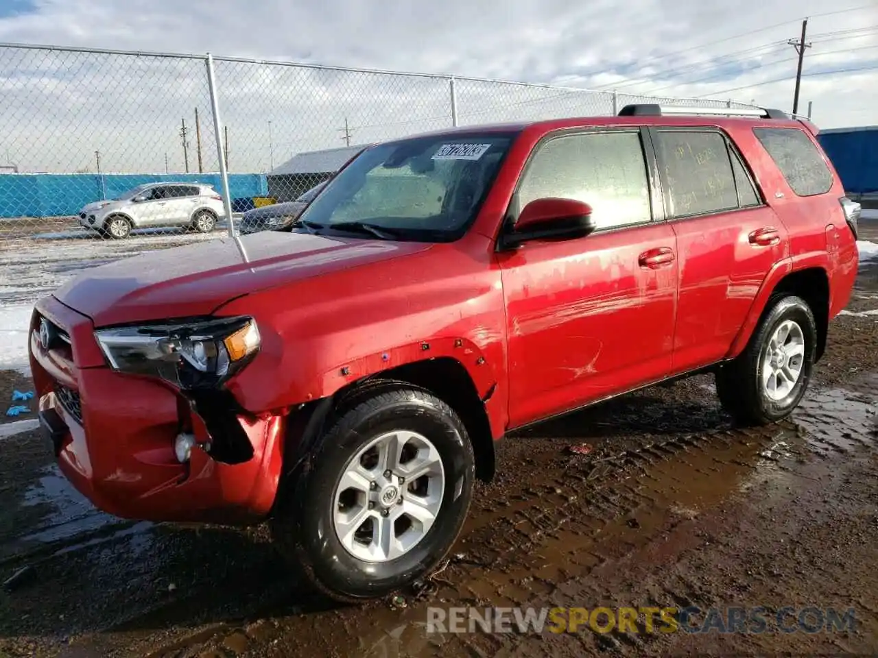 1 Photograph of a damaged car JTEZU5JR5L5222803 TOYOTA 4RUNNER 2020