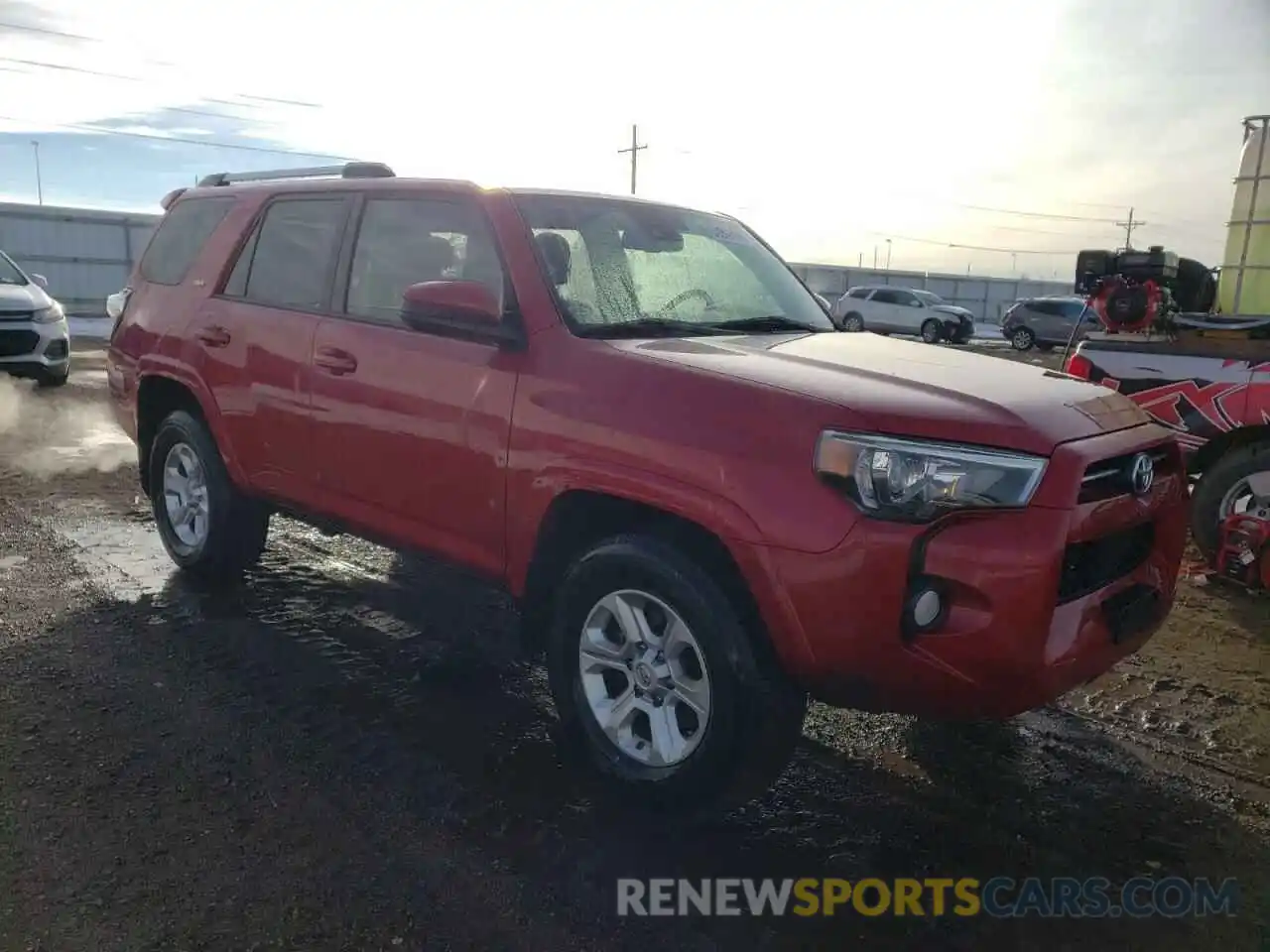 4 Photograph of a damaged car JTEZU5JR5L5222803 TOYOTA 4RUNNER 2020