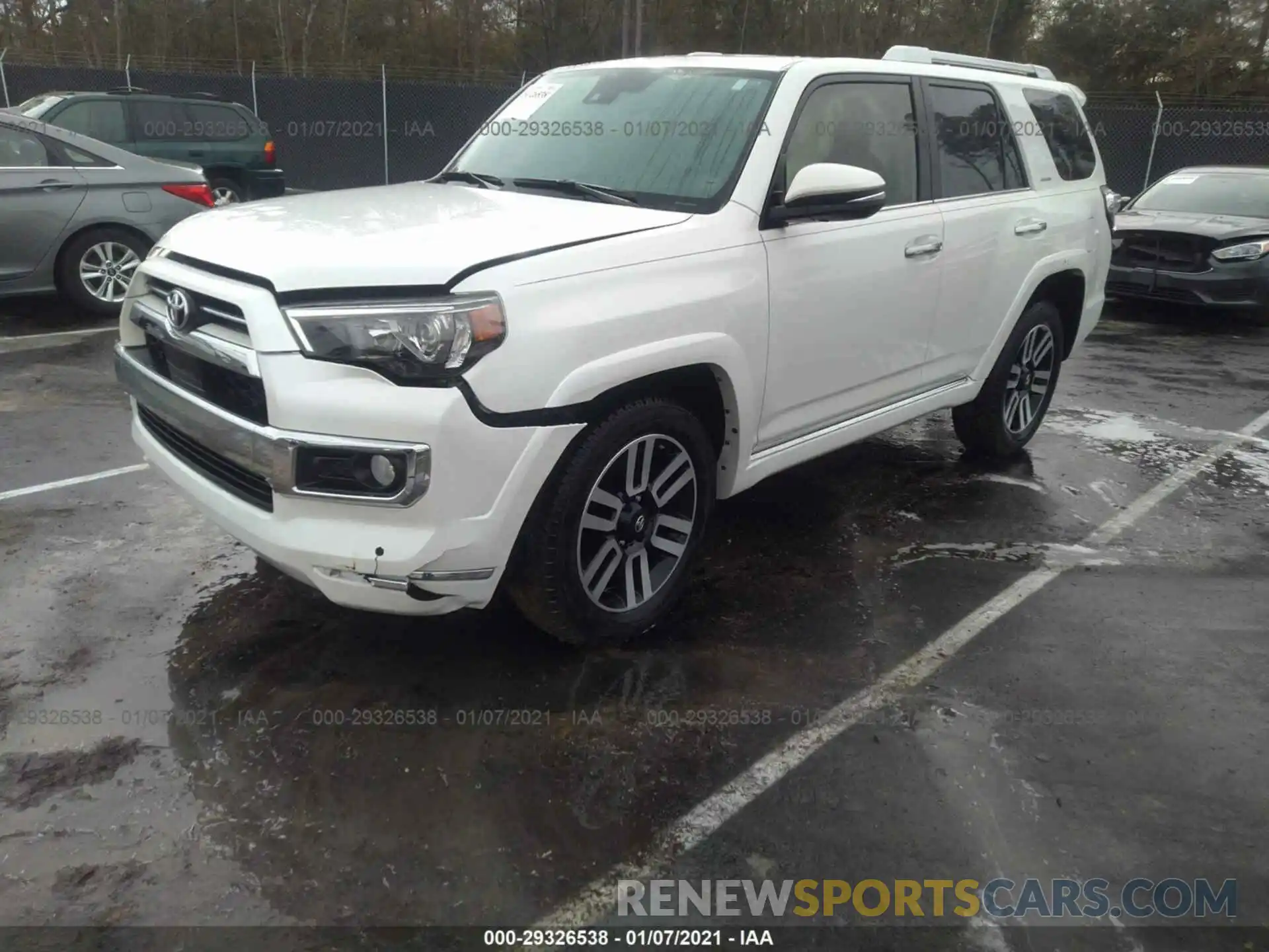 2 Photograph of a damaged car JTEZU5JR5L5227841 TOYOTA 4RUNNER 2020