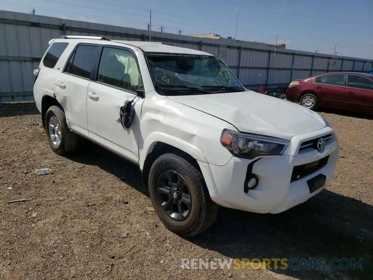 1 Photograph of a damaged car JTEZU5JR6L5225225 TOYOTA 4RUNNER 2020