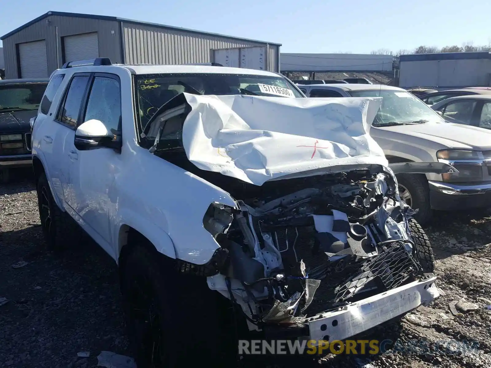 1 Photograph of a damaged car JTEZU5JR6L5227475 TOYOTA 4RUNNER 2020