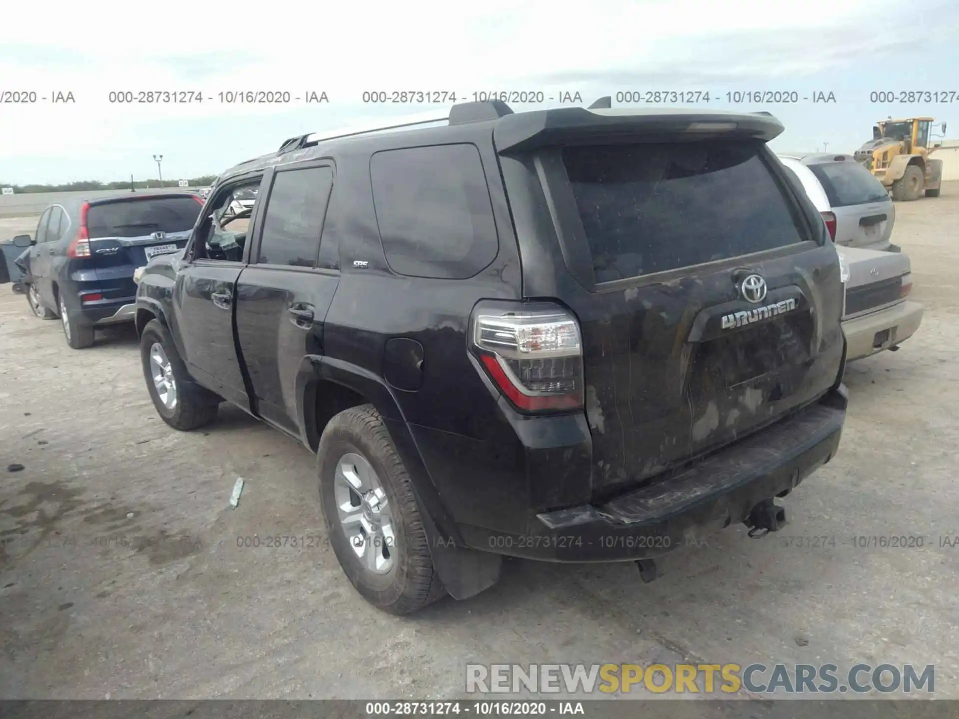 3 Photograph of a damaged car JTEZU5JR8L5213772 TOYOTA 4RUNNER 2020