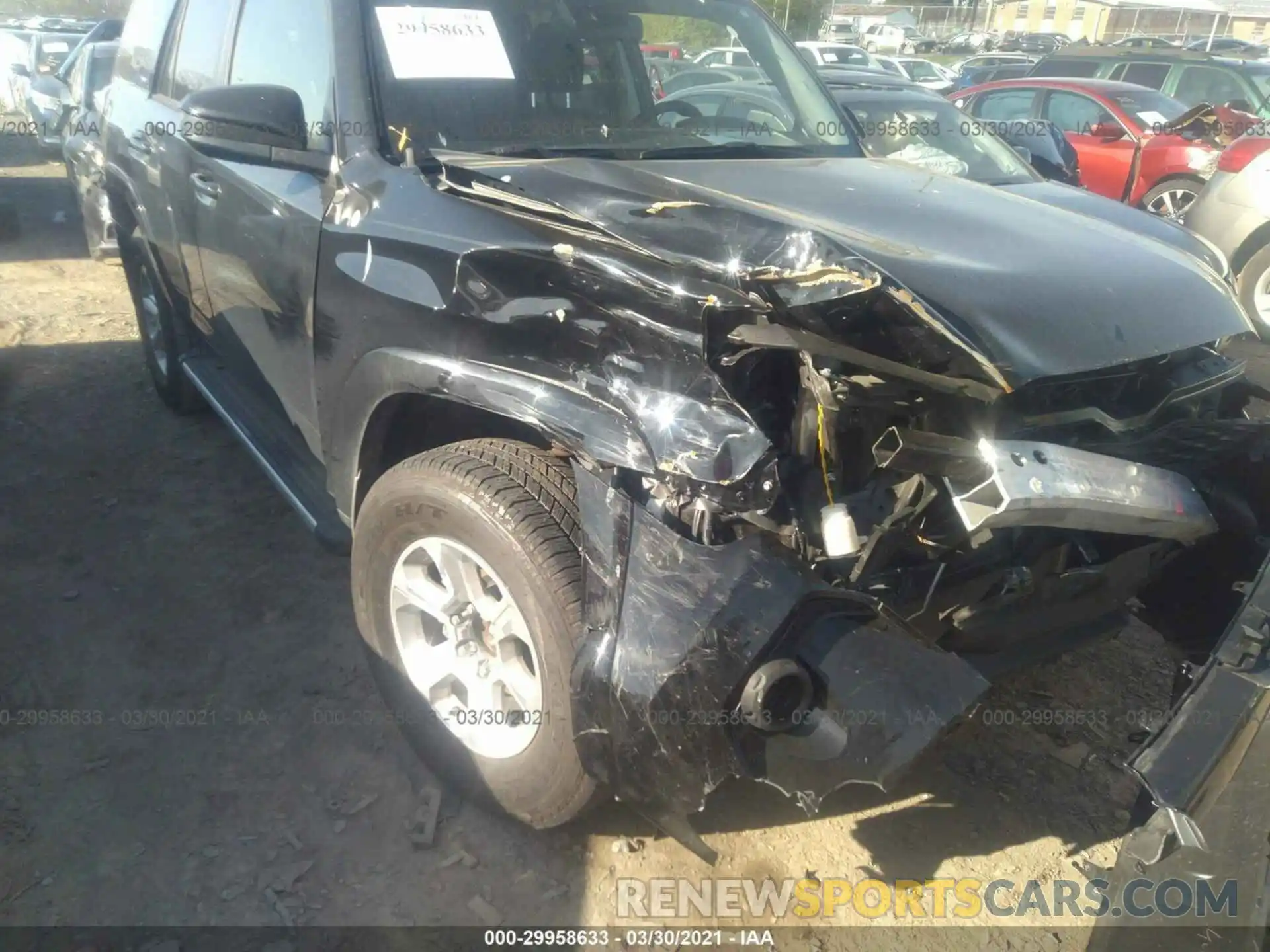 1 Photograph of a damaged car JTEZU5JR9L5219709 TOYOTA 4RUNNER 2020