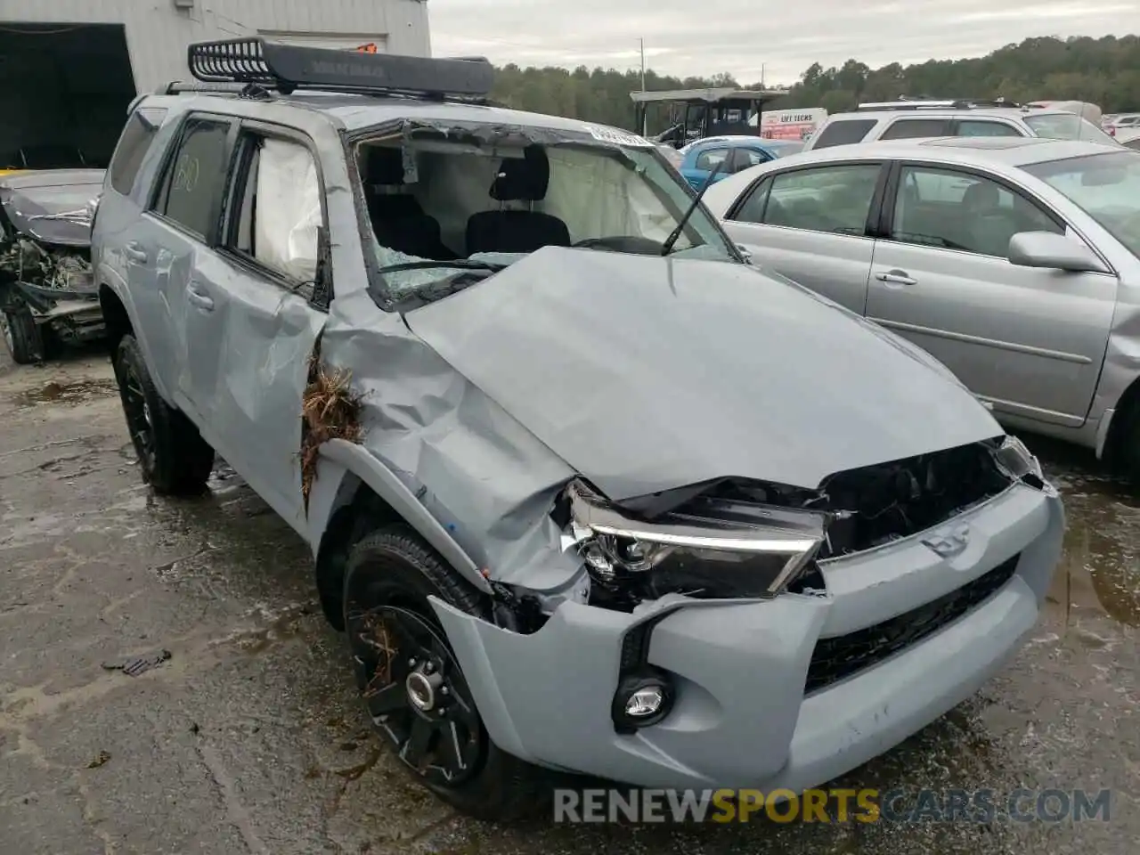 1 Photograph of a damaged car JTEBU5JR0M5936485 TOYOTA 4RUNNER 2021