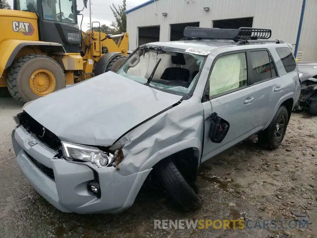 2 Photograph of a damaged car JTEBU5JR0M5936485 TOYOTA 4RUNNER 2021