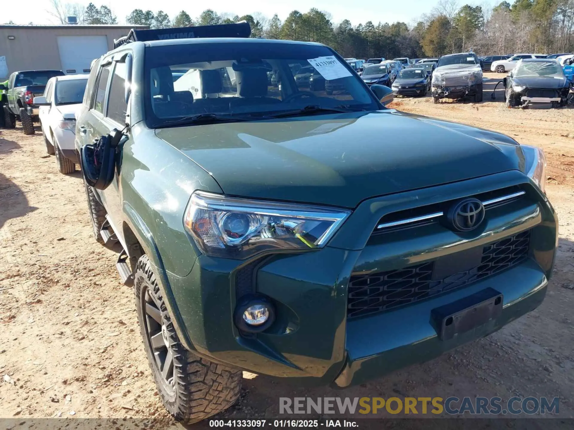 1 Photograph of a damaged car JTEBU5JR0M5967381 TOYOTA 4RUNNER 2021