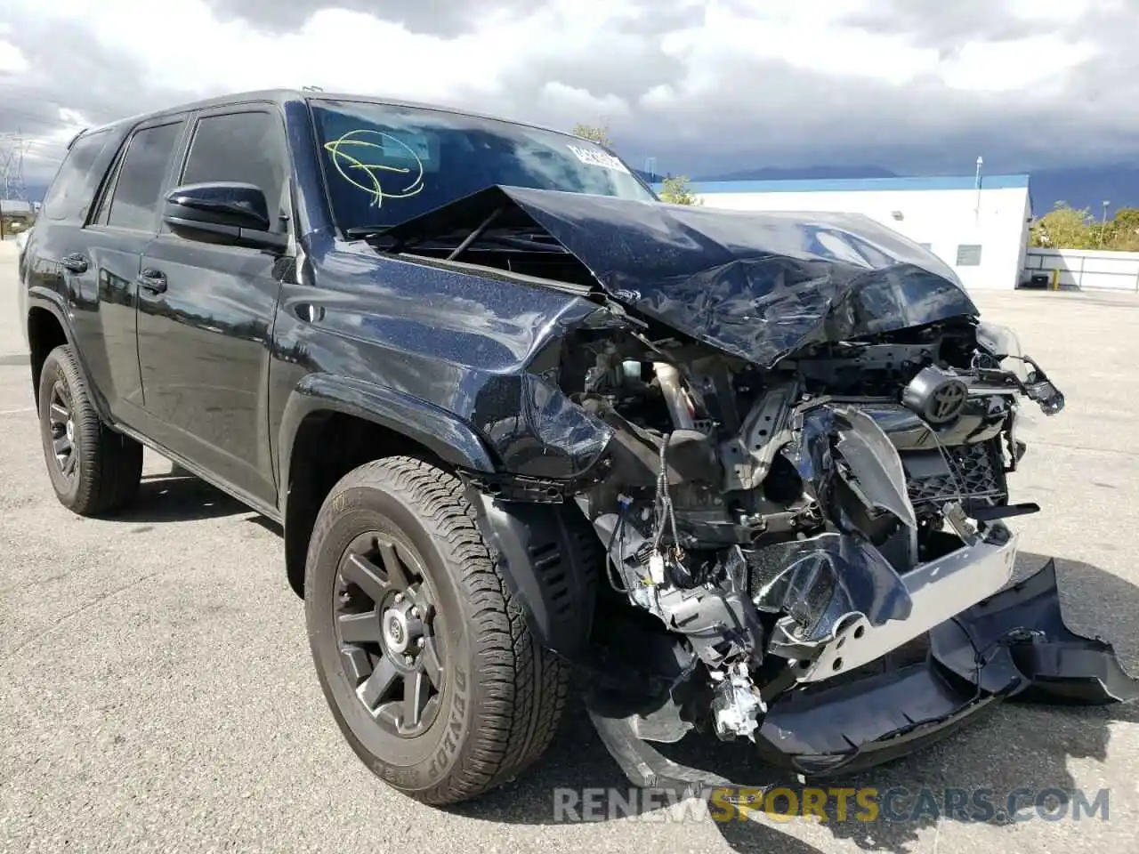 1 Photograph of a damaged car JTEBU5JR1M5919789 TOYOTA 4RUNNER 2021