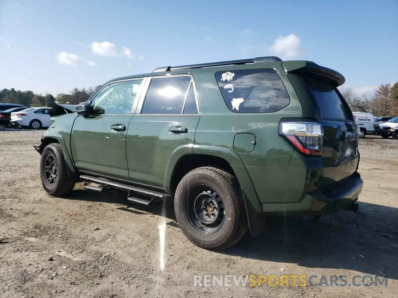 2 Photograph of a damaged car JTEBU5JR2M5893932 TOYOTA 4RUNNER 2021