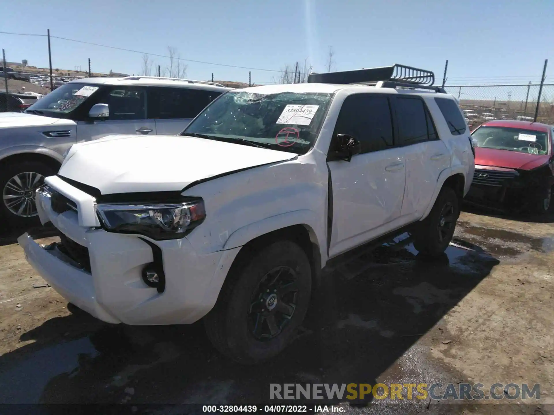 2 Photograph of a damaged car JTEBU5JR4M5884214 TOYOTA 4RUNNER 2021