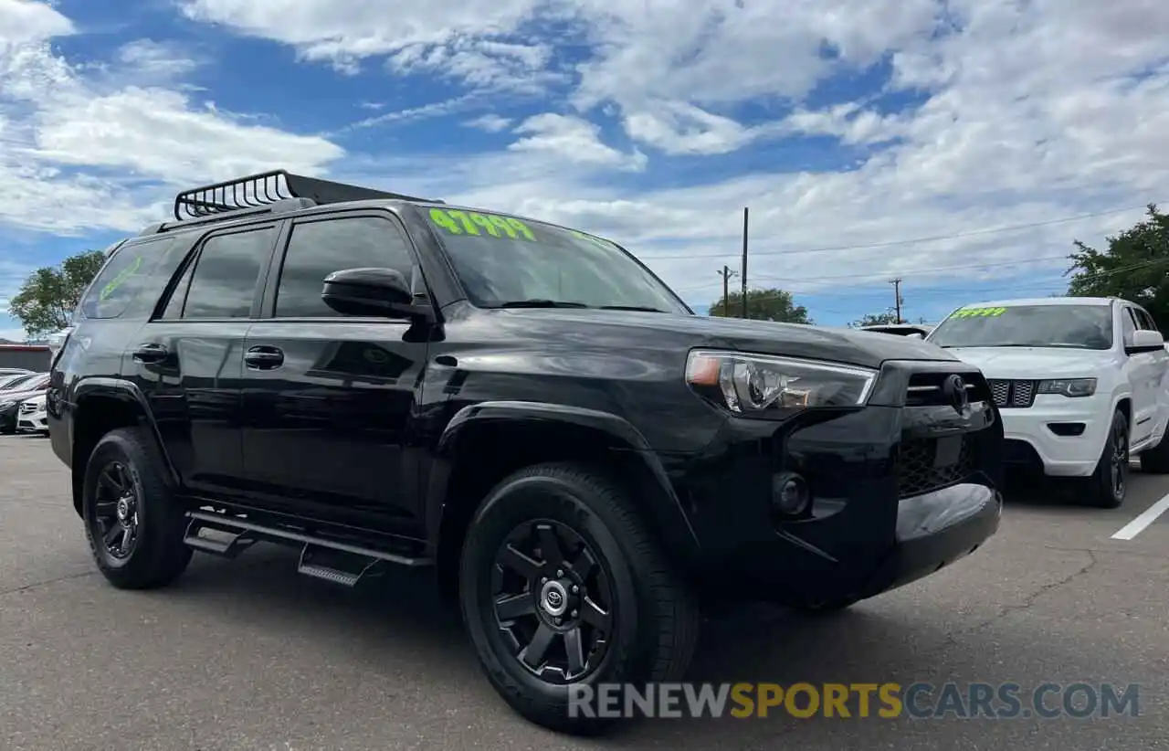 1 Photograph of a damaged car JTEBU5JR5M5846765 TOYOTA 4RUNNER 2021