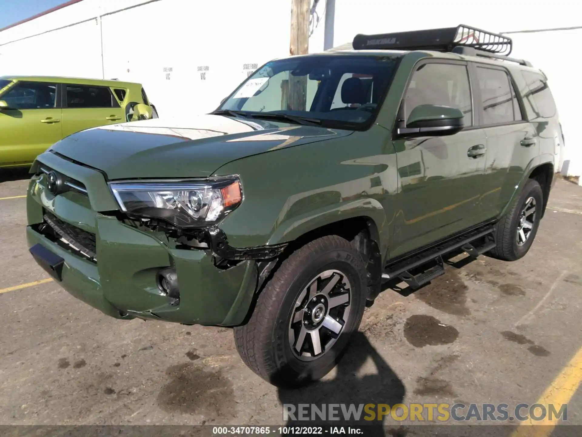 2 Photograph of a damaged car JTEBU5JR5M5912053 TOYOTA 4RUNNER 2021