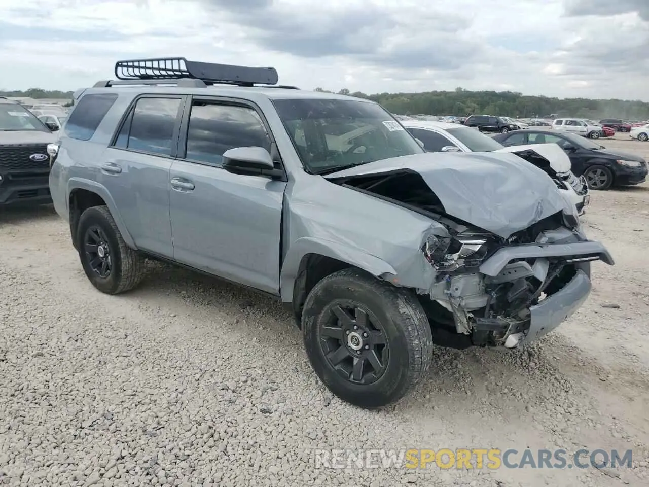 4 Photograph of a damaged car JTEBU5JRXM5887893 TOYOTA 4RUNNER 2021