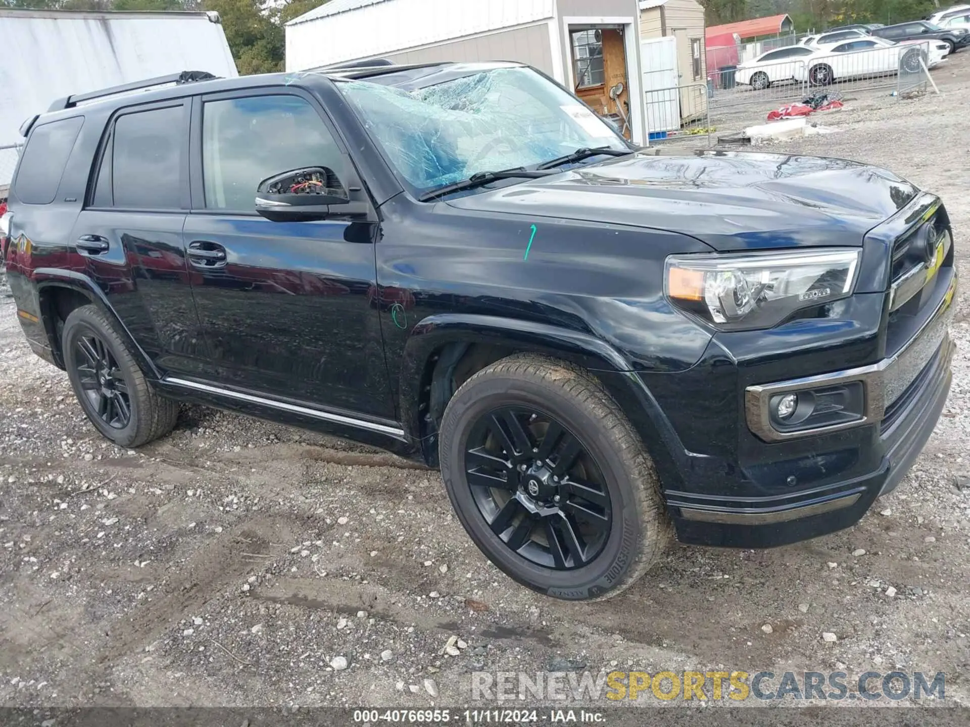 1 Photograph of a damaged car JTECU5JR3M5249845 TOYOTA 4RUNNER 2021