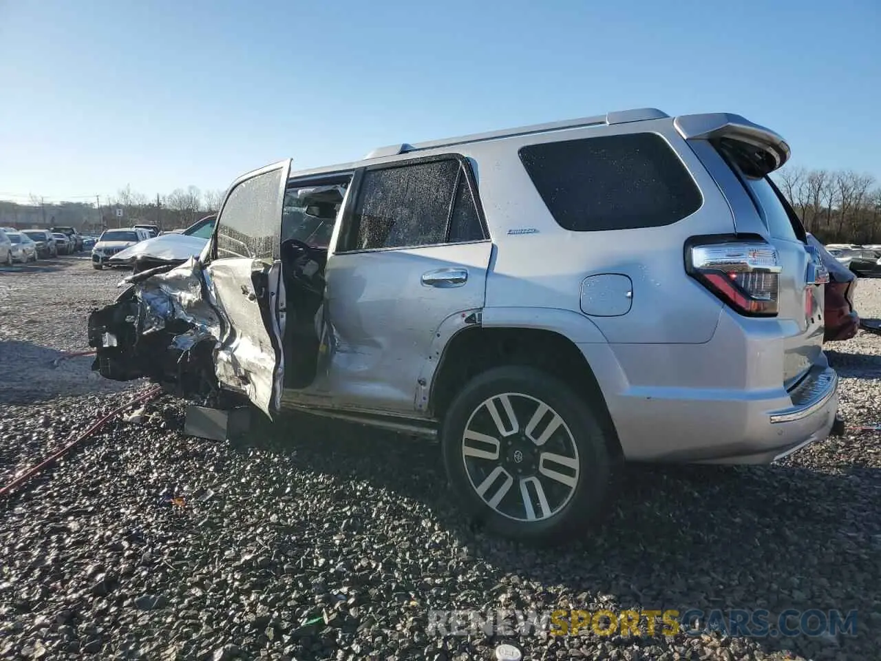 2 Photograph of a damaged car JTEDU5JR2M5230109 TOYOTA 4RUNNER 2021