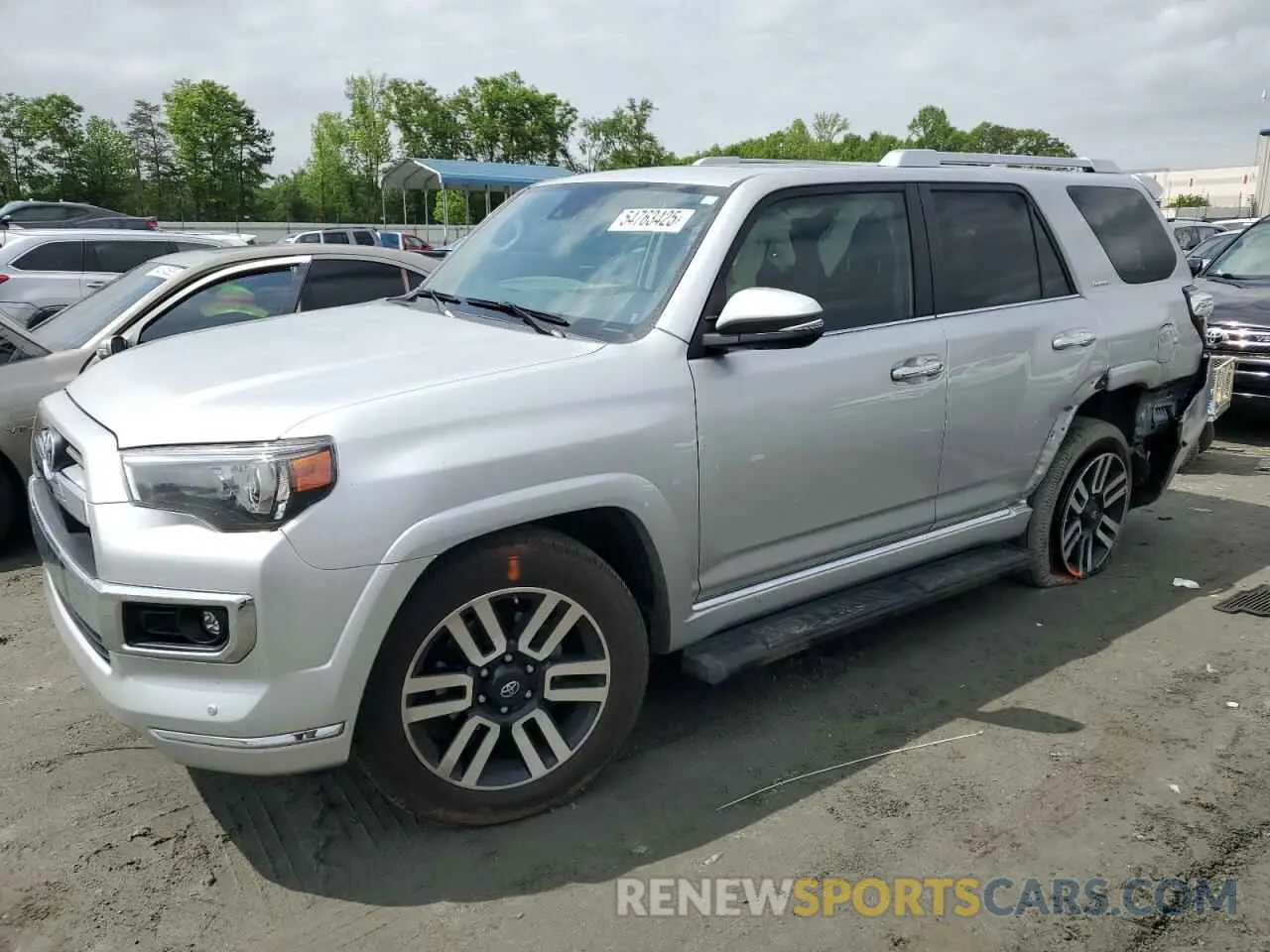 1 Photograph of a damaged car JTEDU5JR3M5240194 TOYOTA 4RUNNER 2021