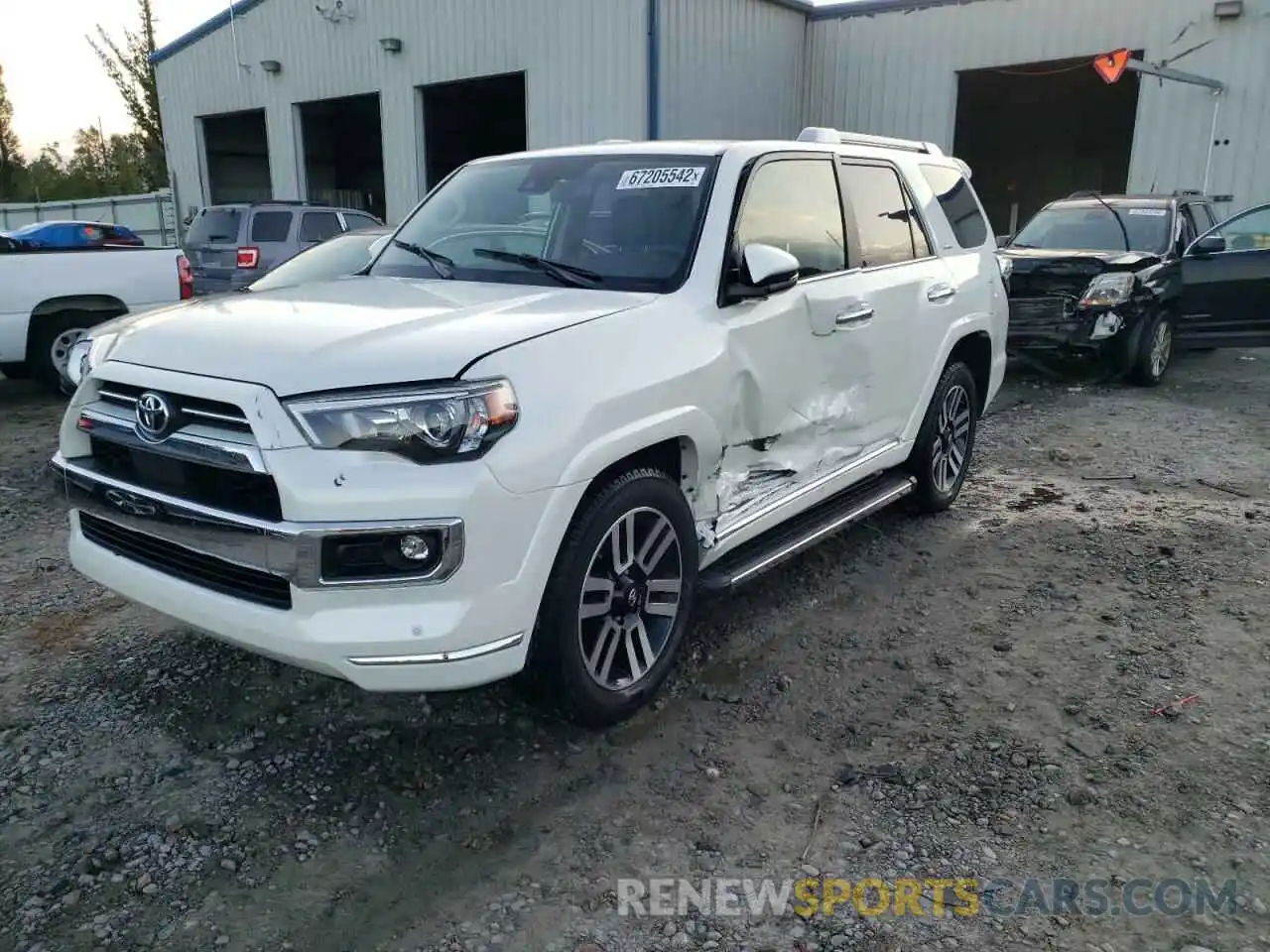 1 Photograph of a damaged car JTEDU5JR5M5247633 TOYOTA 4RUNNER 2021