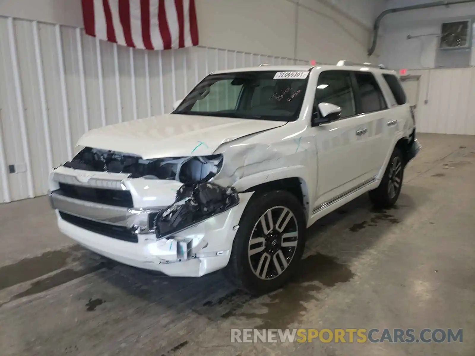 2 Photograph of a damaged car JTEDU5JR7M5230798 TOYOTA 4RUNNER 2021