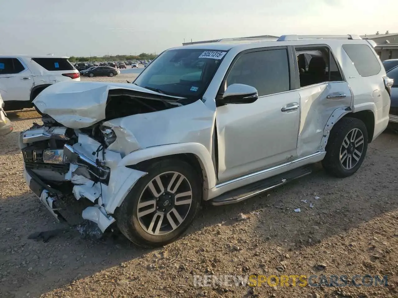 1 Photograph of a damaged car JTEDU5JR8M5228672 TOYOTA 4RUNNER 2021