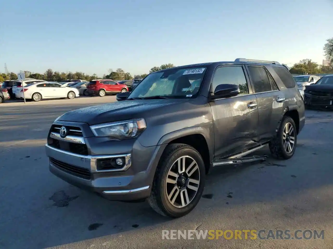 1 Photograph of a damaged car JTEDU5JR9M5229510 TOYOTA 4RUNNER 2021