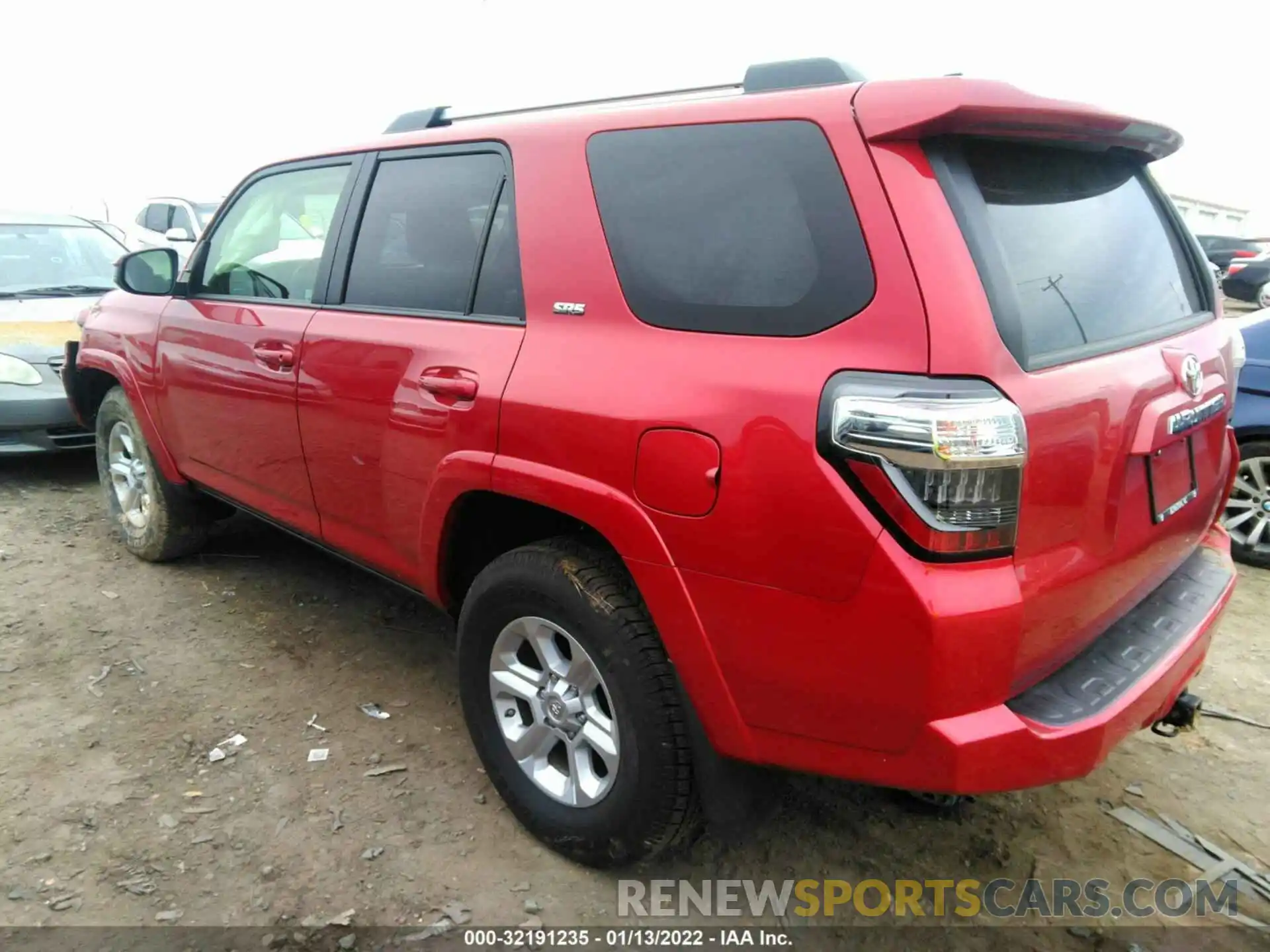 3 Photograph of a damaged car JTEEU5JR1M5236911 TOYOTA 4RUNNER 2021